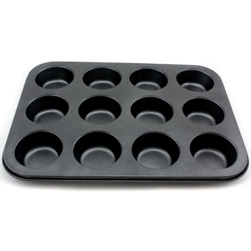 Fackelmann форма за печене на 12 мъфина, 35 см х 26 см х 2.8 см (1 бр.)