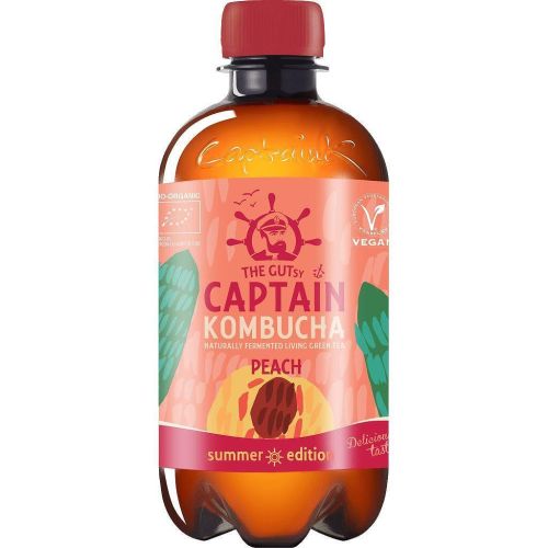 The GUTsy Captain био комбуча праскова (400 мл)