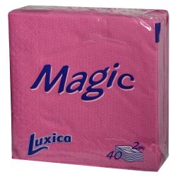 Luxica Magic цветни салфетки , 2 пласта, 33х33 см, 40 бр. (40 бр.)