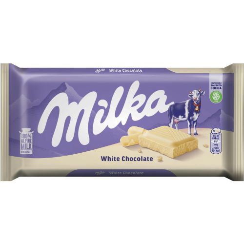 Milka White Chocolate бял шоколад (100 г)