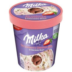 Milka сладолед ягодов чийзкейк (425 мл)