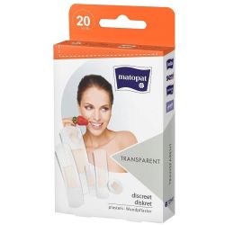 Matopat прозрачни пластири (20 бр.)
