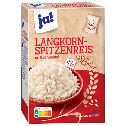 JA! дългозърнест ориз (500 г)