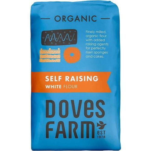 Doves Farm бяло био брашно с набухвател (1 кг)