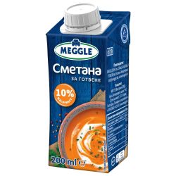 Meggle млечна сметана за готвене 10% (200 мл)
