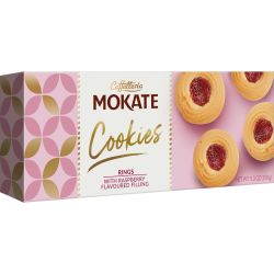 Mokate бисквитени рингове с малинов пълнеж (150 г)