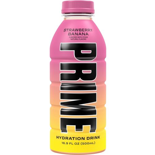 Prime Strawberry Banana хидратираща напитка (500 мл)