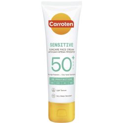 Carroten Sensitive слънцезащитен крем за лице SPF 50+ (50 мл)