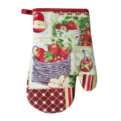 Кухненска ръкавица с магнит, 100% памук, 27 см (1 бр.)