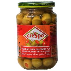 Crespo зелени маслини с паста от чушка (354 г)