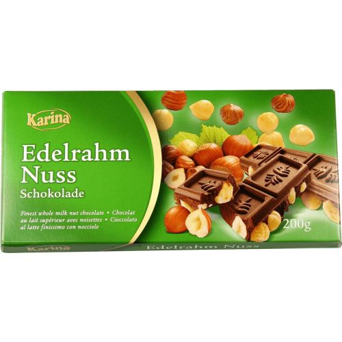 Karina млечен шоколад с ядки (200 г)