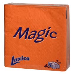 Luxica Magic цветни салфетки , 2 пласта, 33х33 см, 40 бр. (40 бр.)