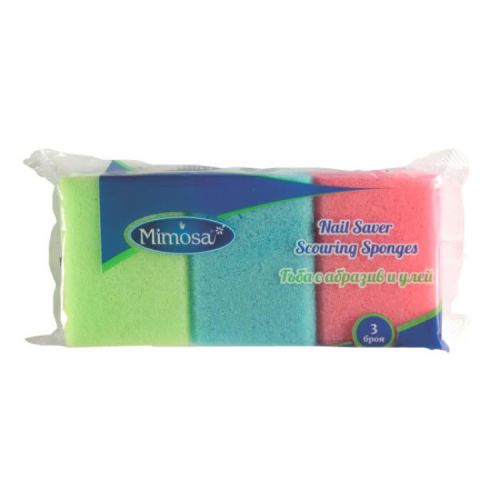 Mimosa гъба с абразив и улей, 3 бр. (1 бр.)
