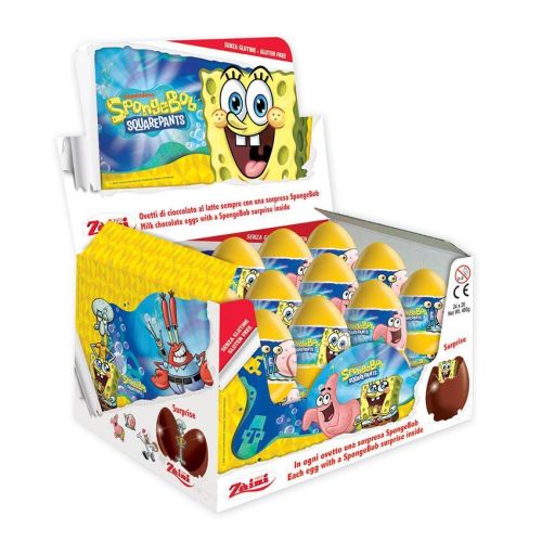 Zaini шоколадово яйце Спондж Боб, 1 бр. (20 г)