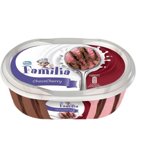 Nestle Familia сладолед какао и череша с какаов сироп (345 г)