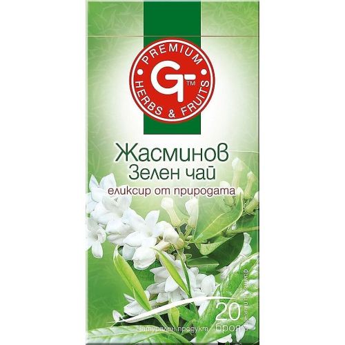 GT Premium жасминов зелен чай, 20 бр. (30 г)