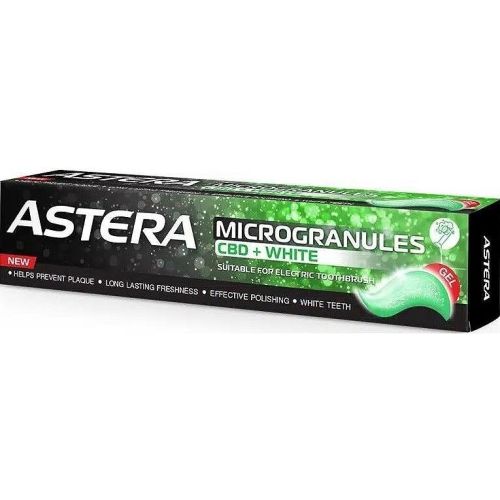 Astera Microgranules CBD+White паста за зъби (75 мл)