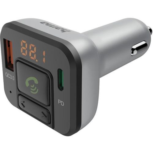 Hama FM Bluetooth трансмитер, хендсфрий функции, 1х USB Type-C, 1x USB Type-A (1 бр.)