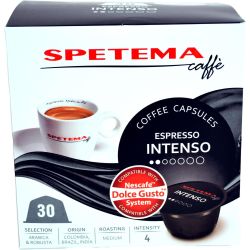 Spetema Espresso Intenso кафе капсули съвместими с Dolce Gusto, 30 бр. х 6 г (180 г)