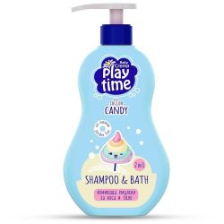 Baby Crema Play Time Cotton Candy 2в1 детски измивен душ гел (400 мл)