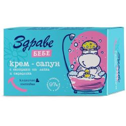 Здраве Бебе крем сапун лайка и смрадлика (75 г)