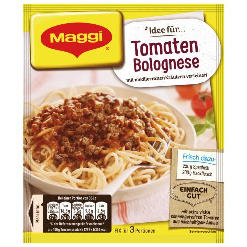 Maggi фикс домати болонезе, Idea für (50 г)