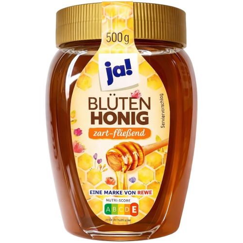 JA! цветен течен мед (500 г)