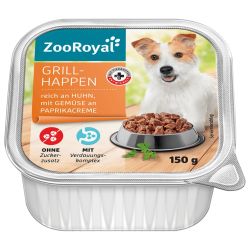 ZooRoyal кучешка храна хапки пилешко със зеленчуци (150 г)