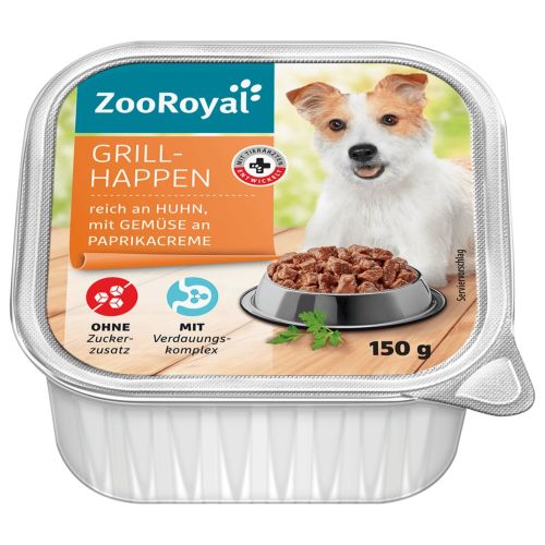 ZooRoyal кучешка храна хапки пилешко със зеленчуци (150 г)