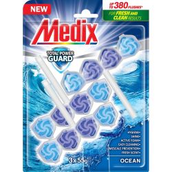 Medix Total Power Guard тоалетно блокче океан, 3 бр. х 55 г (165 г)