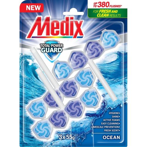 Medix Total Power Guard тоалетно блокче океан, 3 бр. х 55 г (165 г)