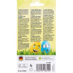 Heitmann великденски водни стикер "Весели усмивки", 2 листа (1 бр.)