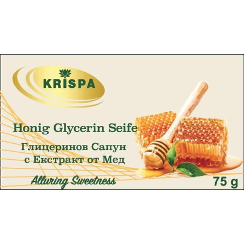 Krispa глицеринов сапун с екстракт от мед (75 г)