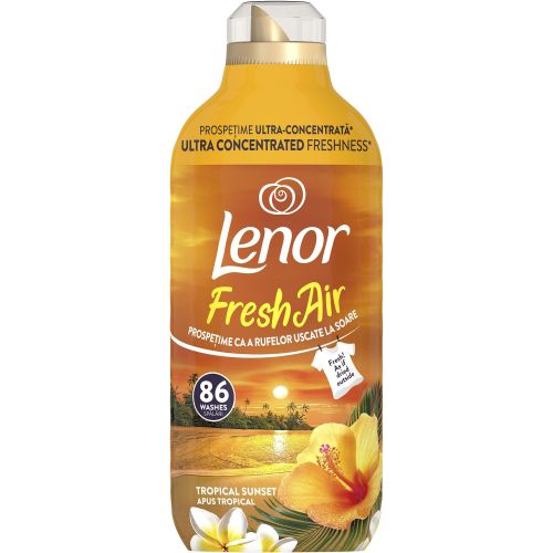 Lenor Tropical Sun омекотител, 86 пранета (1.204 л)