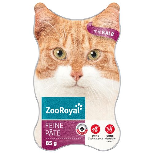 ZooRoyal котешка храна пастет от телешко (85 г)