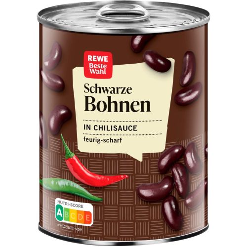 REWE черен боб в чили сос (400 г)