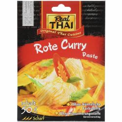 Real Thai червена къри паста (50 г)