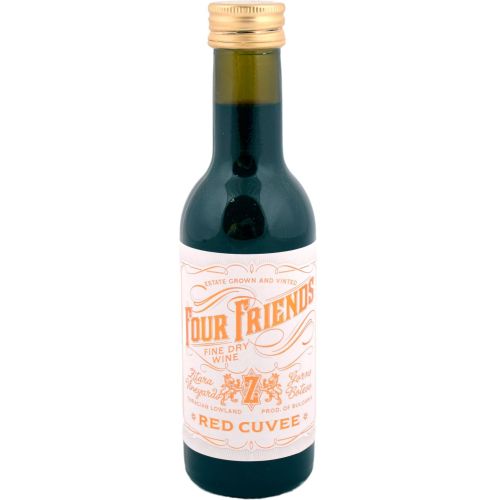 Four Friends червено вино кюве (187 мл)