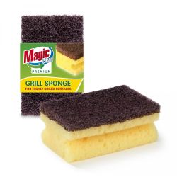 Magic Clean Premium домакинска гъба за грил повърхности, 10.8 х 7 х 4.5 см (1 бр.)