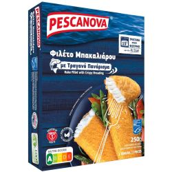 Pescanova замразено хек филе с хрупкава коричка (250 г)