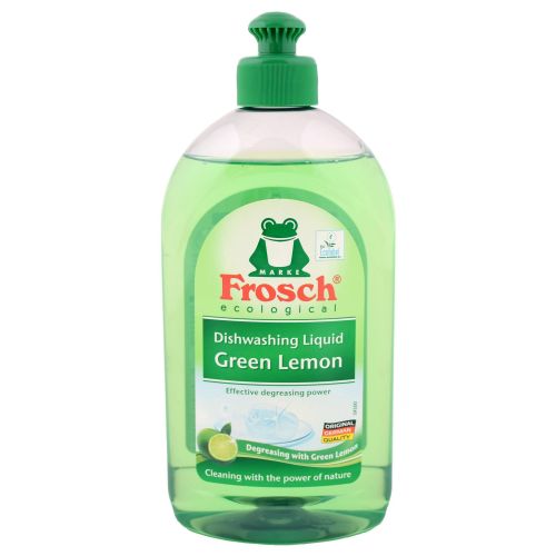 Frosch почистващ препарат за съдове зелен лимон (500 мл)