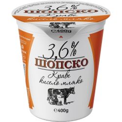 Шопско краве кисело мляко 3.6% (400 г)