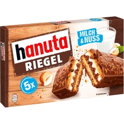 Hanuta шоколадови вафлени барове, 5 бр. х 34.5 г (172.5 г)