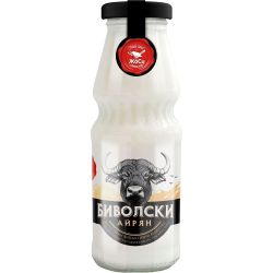 Жоси айрян от биволско мляко, стъклена бутилка (300 г)