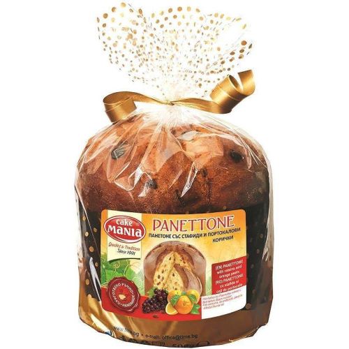 Cake Mania панетоне стафида и портокалови корички (500 г)