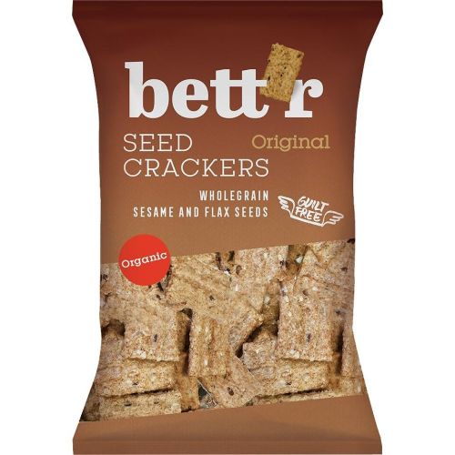 Bettr био пълнозърнест крекер със семена и кокосово масло (150 г)