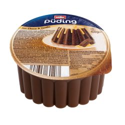 Müller шоколадов пудинг с крем ванилия (450 г)