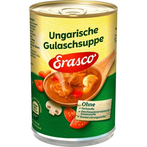 Erasco унгарска супа гулаш (390 мл)
