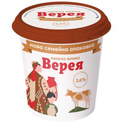 Верея краве кисело мляко 3.6% (1 кг)
