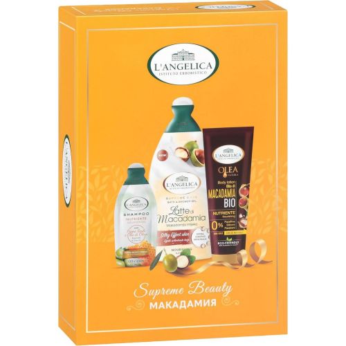 L'Angelica комплект душ гел и пяна за вана макадамия (1 бр.)